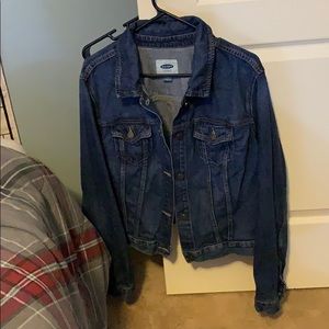 XXL Old Navy dark blue jean jacket